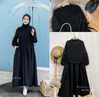 Betari Dress Black by Mysha 